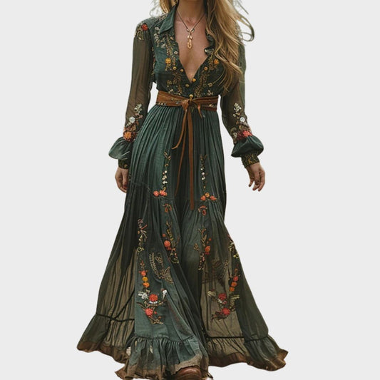 Aleenas | Romantic Boho Maxi Dress