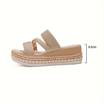 Grace | Cozy Spring Sandals with Cushioned Platform Sole