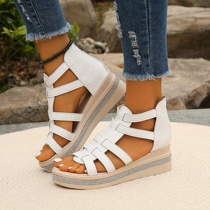 Nova | Comfort Sandals with Rhinestone Strap Design