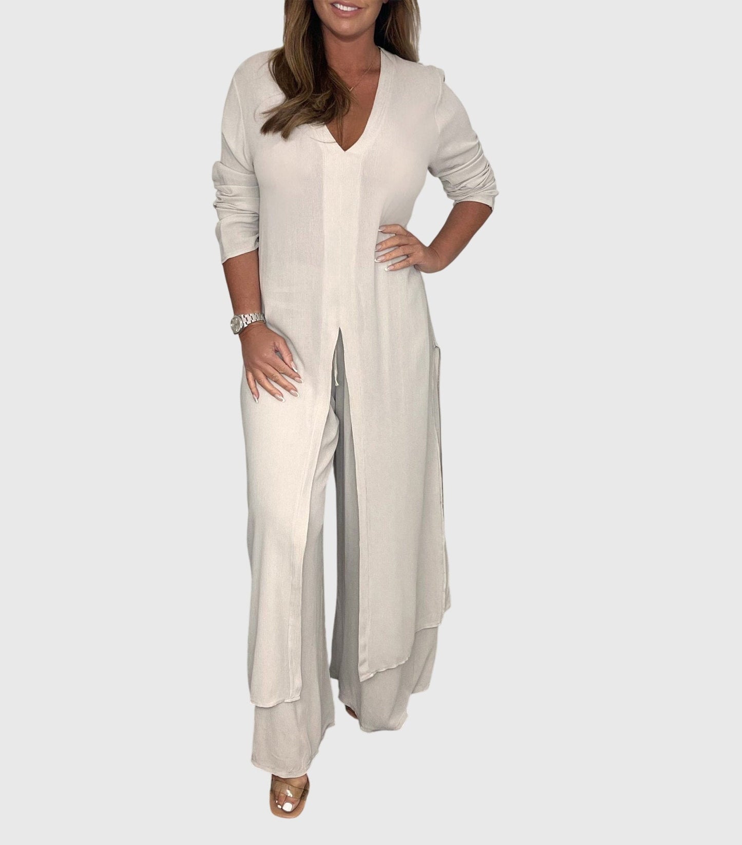 Audrey | Longline Tunic Two Piece Set