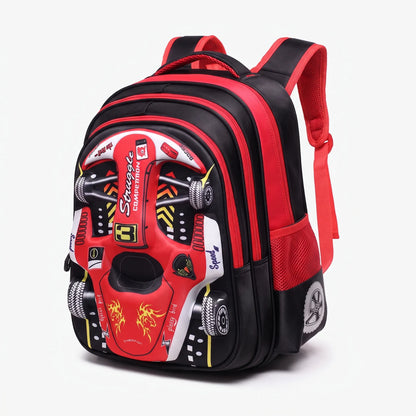 Declan | Kids' Racing Backpack with Spacious Storage for School Adventures