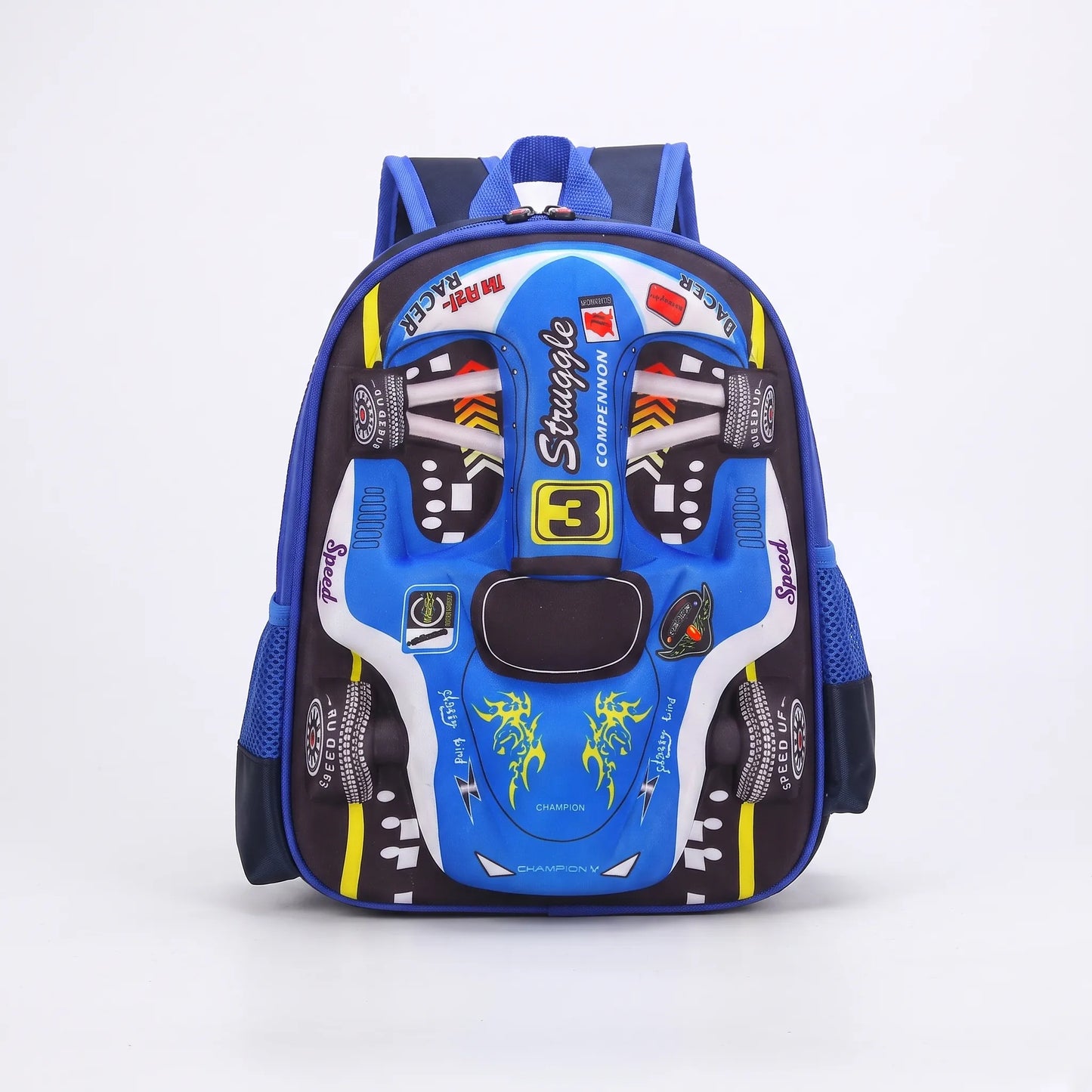 Declan | Kids' Racing Backpack with Spacious Storage for School Adventures
