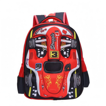 Declan | Kids' Racing Backpack with Spacious Storage for School Adventures