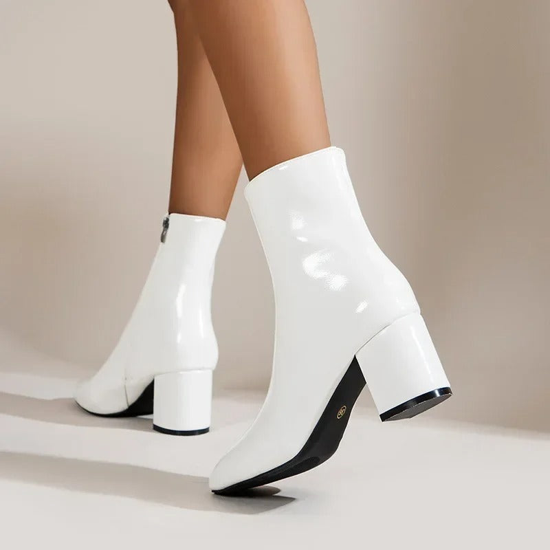 Sofia | Women's Elegant Comfortable Ankle Boots with Heel