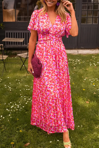 Sarah | Women’s floral maxi dress with flowing summer fit