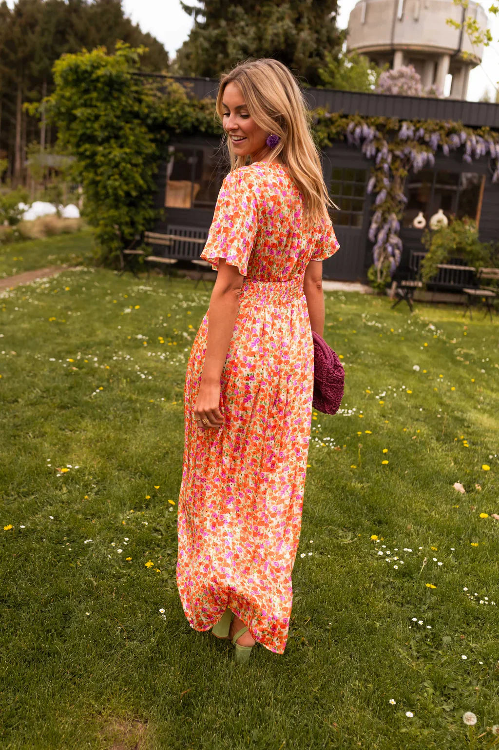 Sarah | Women’s floral maxi dress with flowing summer fit