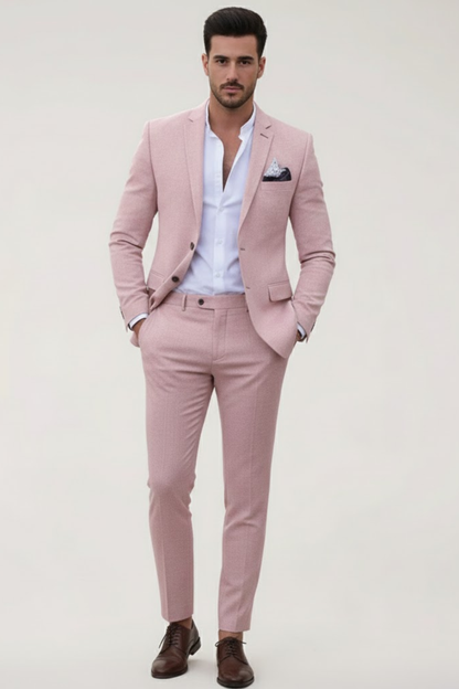Benjamin | Men’s Slim Fit Suit with Single-Button Jacket