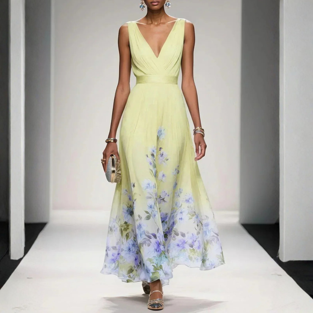 Alice | Women's floral maxi dress with wedding guest style