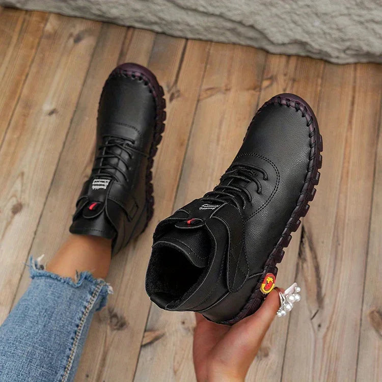 Petal | Women’s Rugged Lace-Up Boots | Modern