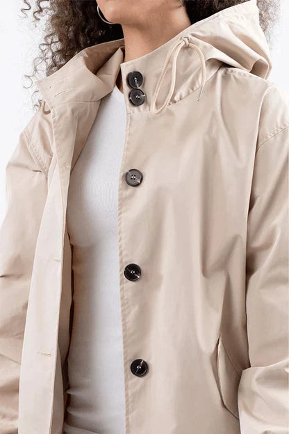 Desiree | Women's Windbreaker Coat with Hooded Design