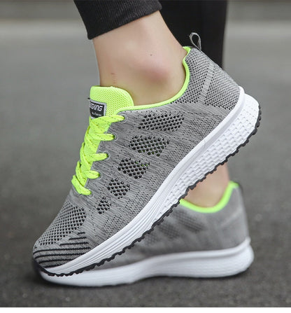 Aurora | Knit Lace-Up Sneakers with Lightweight Design