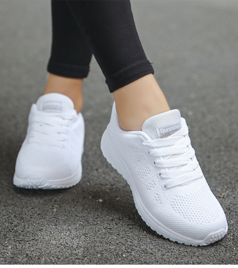 Aurora | Knit Lace-Up Sneakers with Lightweight Design