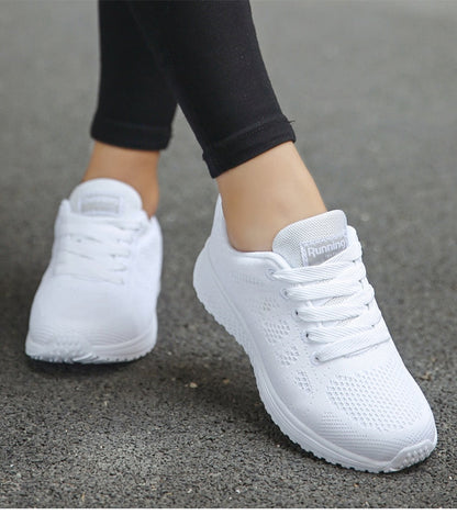 Aurora | Knit Lace-Up Sneakers with Lightweight Design