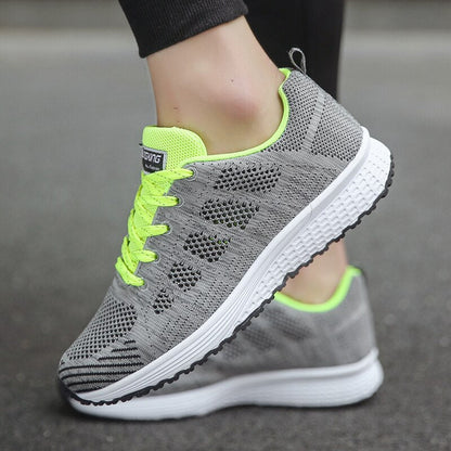 Aurora | Knit Lace-Up Sneakers with Lightweight Design