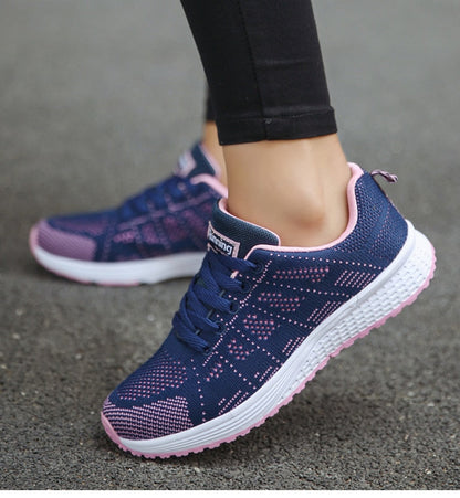 Aurora | Knit Lace-Up Sneakers with Lightweight Design