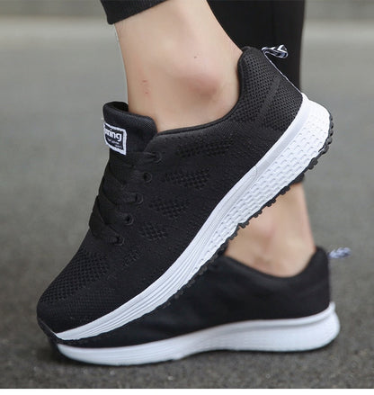 Aurora | Knit Lace-Up Sneakers with Lightweight Design