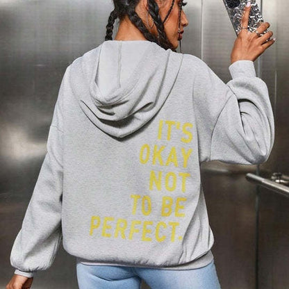 Layla | Long-Sleeve Hoodie with Casual Cut and Graphic Print