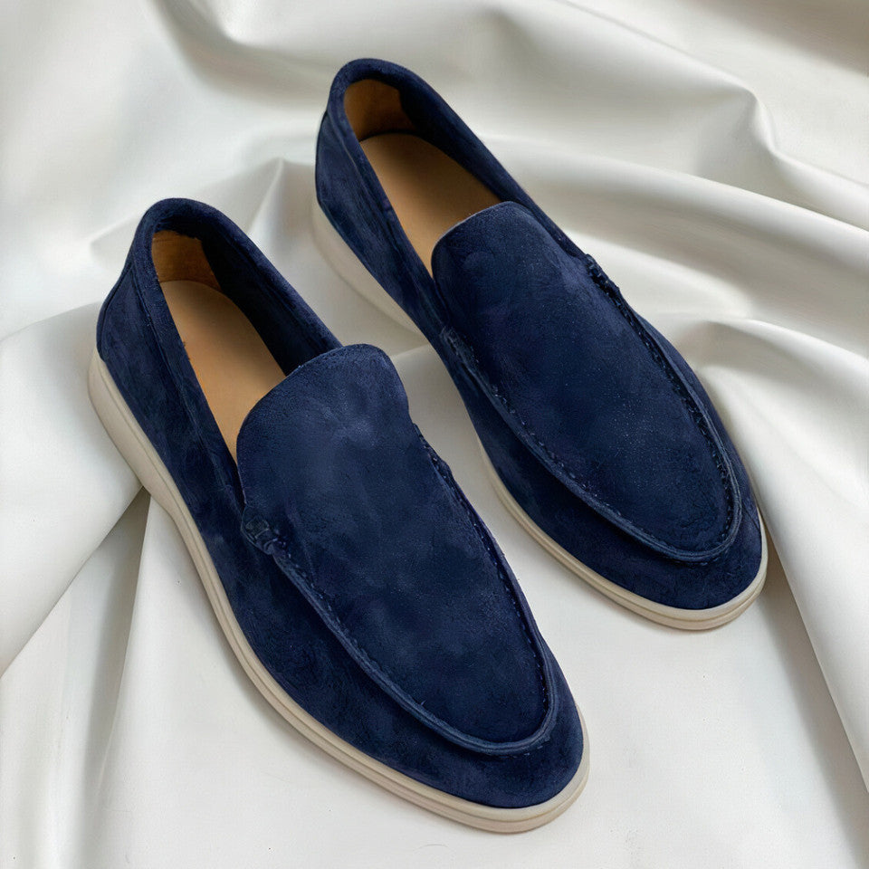 Axel | Men’s Suede Slip-On Moc-Toe Loafers | Classic
