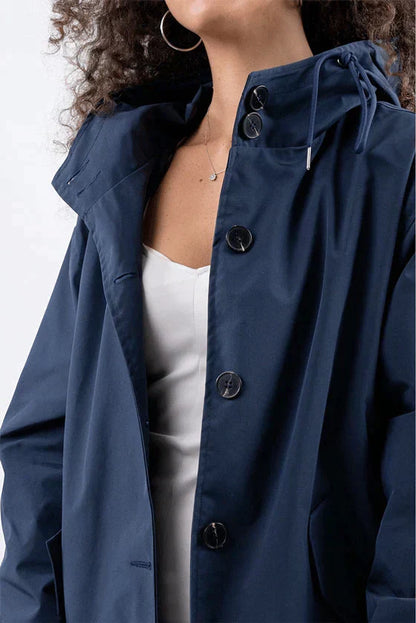 Desiree | Women's Windbreaker Coat with Hooded Design