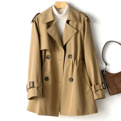 Cynthia | Women's Casual Trench Coat with Lapel Collar