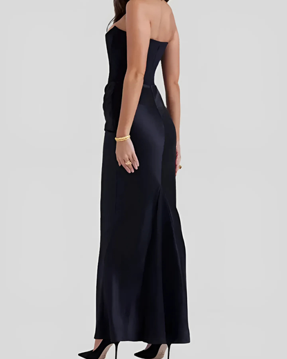 Isabelle | Women’s Classic Draped Maxi Dress