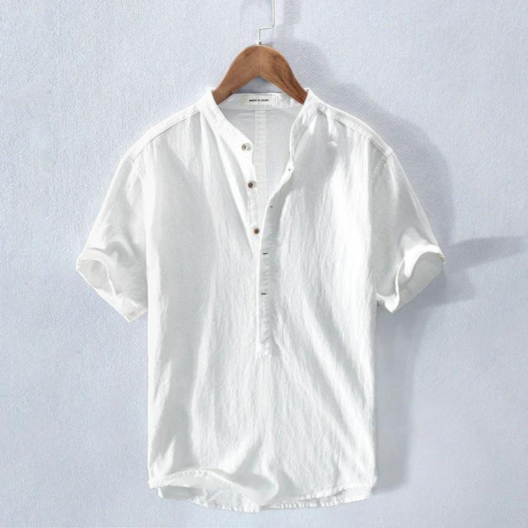 Axton | Men’s Modern Short-Sleeve Button Shirt | Modern