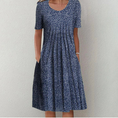 Madison | Women’s Stylish Floral Midi Dress With Pockets