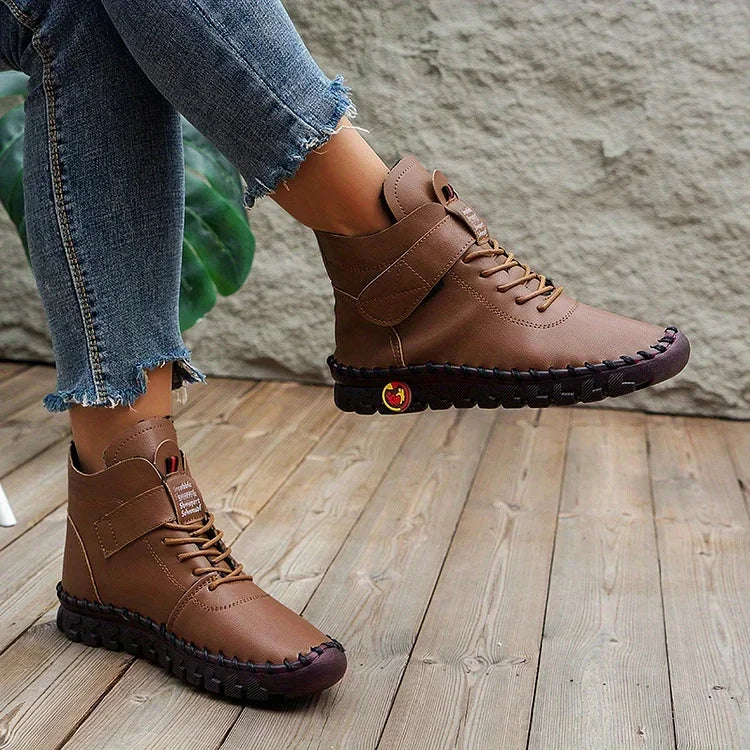 Petal | Women’s Rugged Lace-Up Boots | Modern