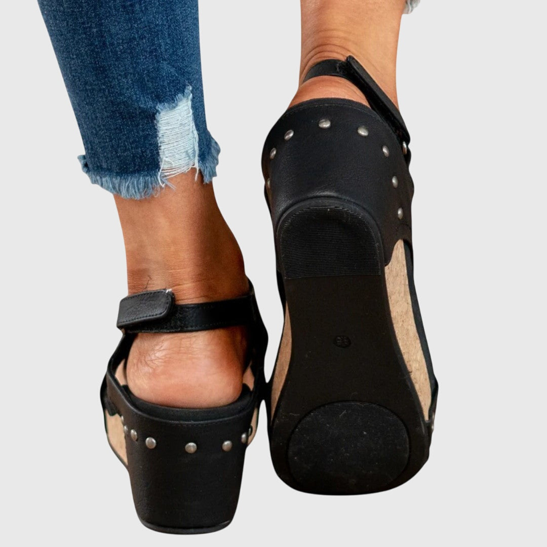 Calista | Women's orthopedic platform sandals with open toe