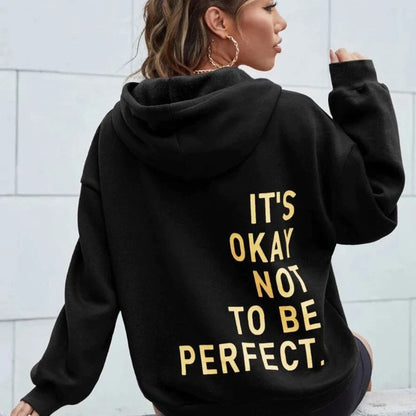 Layla | Long-Sleeve Hoodie with Casual Cut and Graphic Print