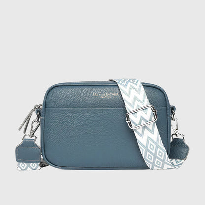 Alyssa | Women crossbody bag with patterned strap and zip closure