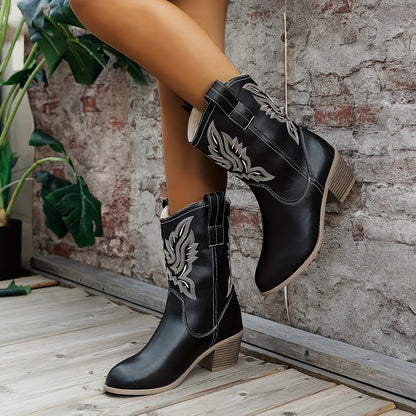 Sandra | Women's Wide Calf Western Cowboy Boots