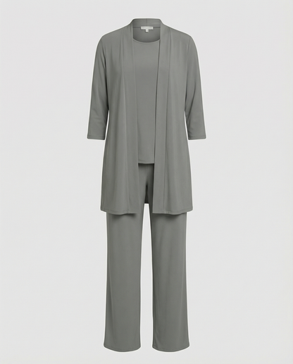 Ffion | Women’s Relaxed Knit Lounge Set with Cardigan | Stylish