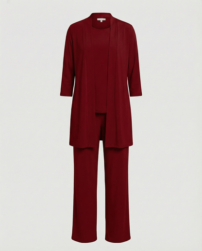 Ffion | Women’s Relaxed Knit Lounge Set with Cardigan | Stylish