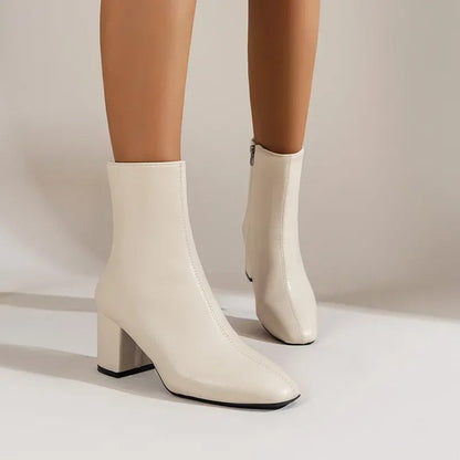 Sofia | Women's Elegant Comfortable Ankle Boots with Heel