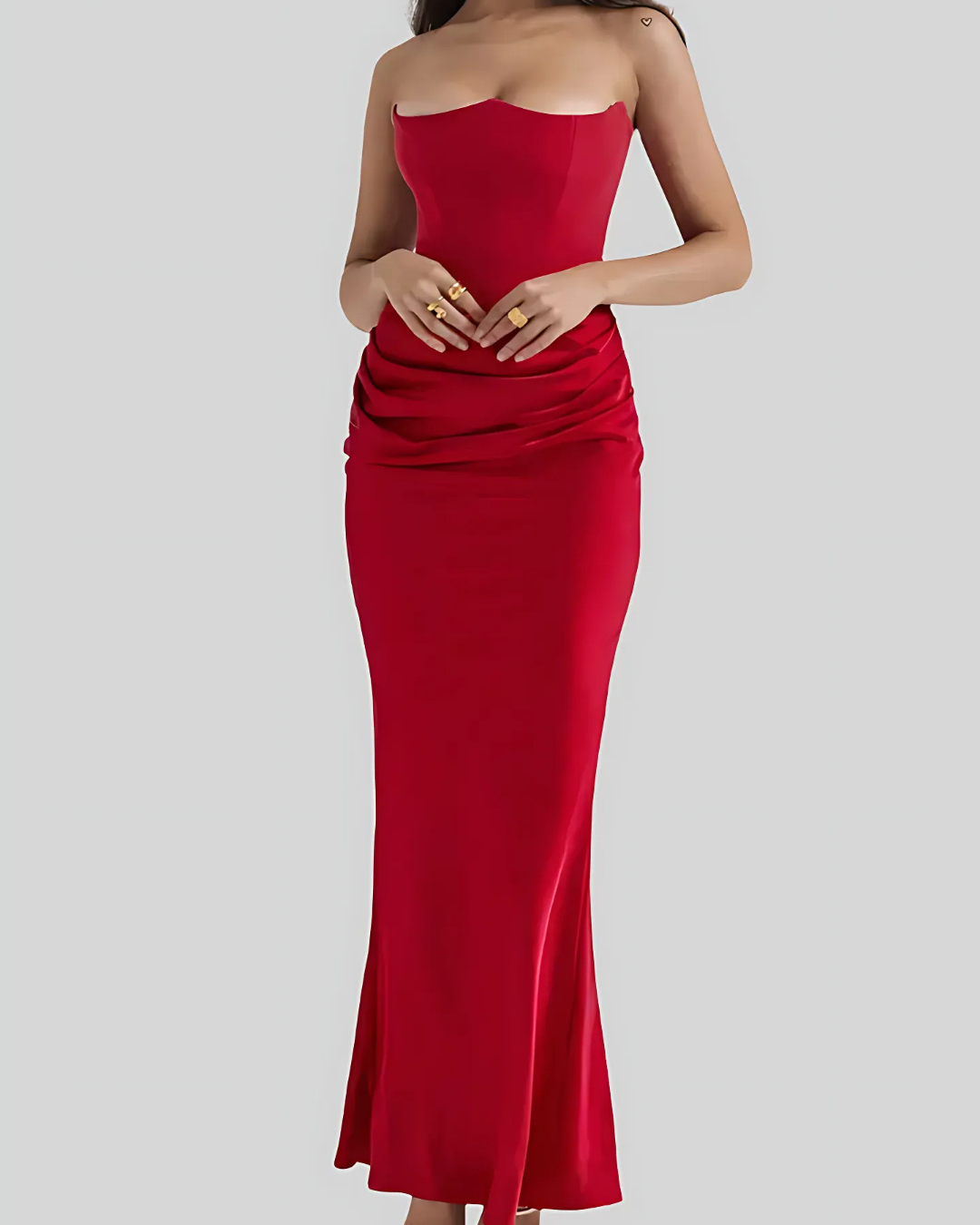 Isabelle | Women’s Classic Draped Maxi Dress