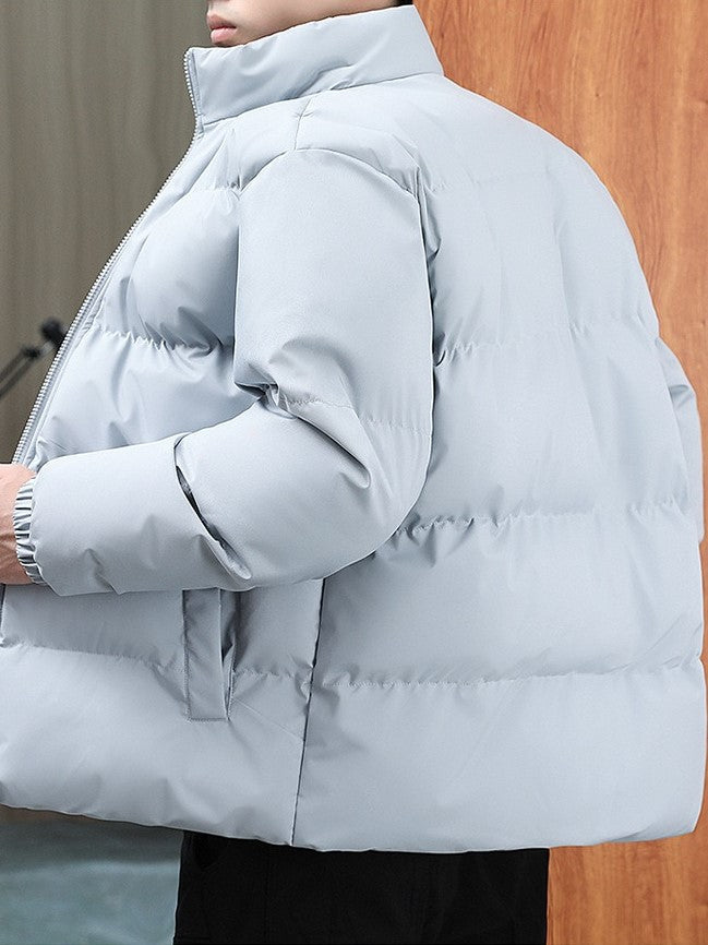 Benjamin | Men's Padded Winter Jacket with Stand Collar