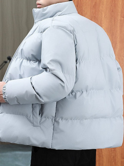 Benjamin | Men's Padded Winter Jacket with Stand Collar