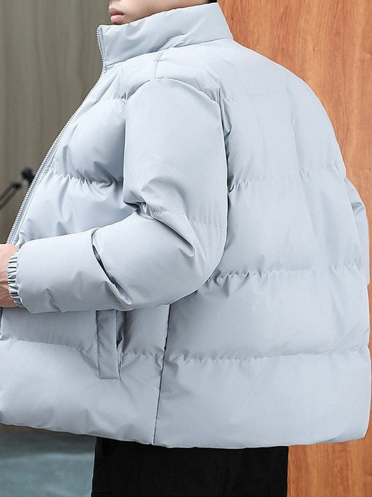 Benjamin | Men's Padded Winter Jacket with Stand Collar