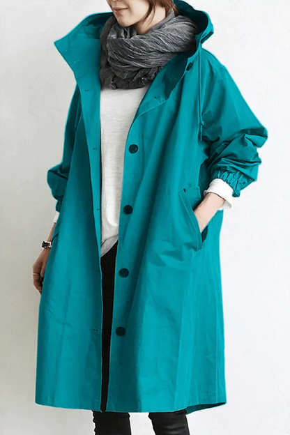 Desiree | Women's Windbreaker Coat with Hooded Design