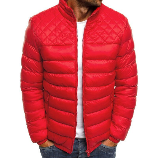 Nicholas | Elegant Puffer Winter Jacket with Stand Collar
