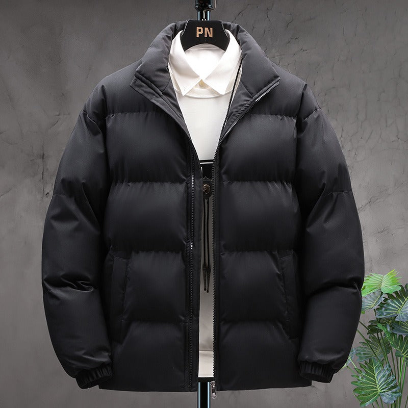 Benjamin | Men's Padded Winter Jacket with Stand Collar
