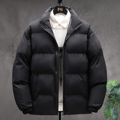 Benjamin | Men's Padded Winter Jacket with Stand Collar