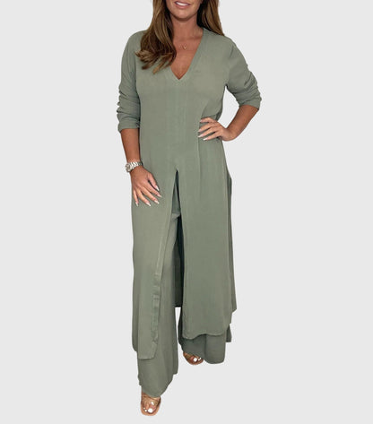Audrey | Longline Tunic Two Piece Set