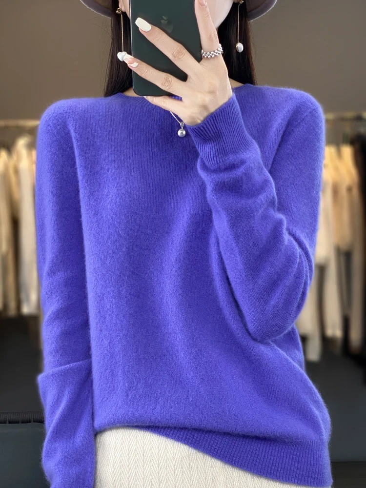 Carolyn | Women's Soft Elegant Knit Pullover with Round Neck