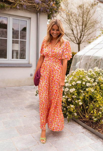 Sarah | Women’s floral maxi dress with flowing summer fit