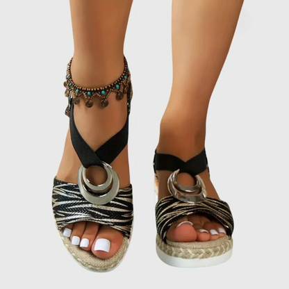 Ophelia | Women's orthopedic sandals with buckle strap