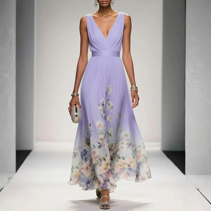 Alice | Women's floral maxi dress with wedding guest style