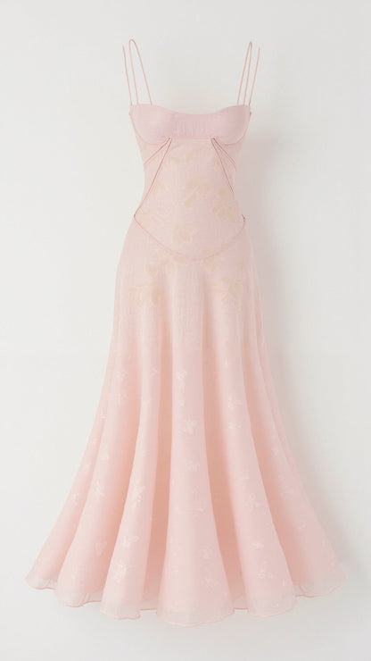 Grace | Women's slip maxi dress with spaghetti straps for weddings