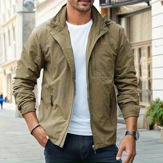 Joseph | Men's Waterproof Jacket with Stand Collar